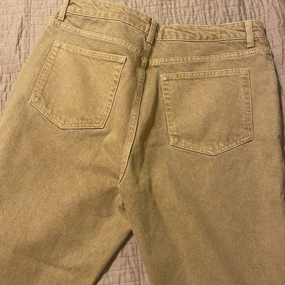 Reformation Cynthia High Rise Straight Jeans in Vintage Marzipan, NWT Size 31 - Picture 3 of 5
